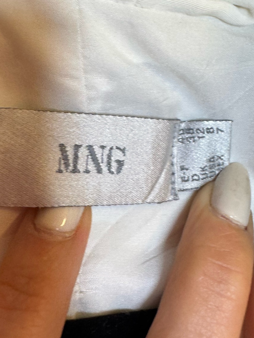 Mango White Women's Utility Jacket with Flap Pockets - Picture 3 of 5